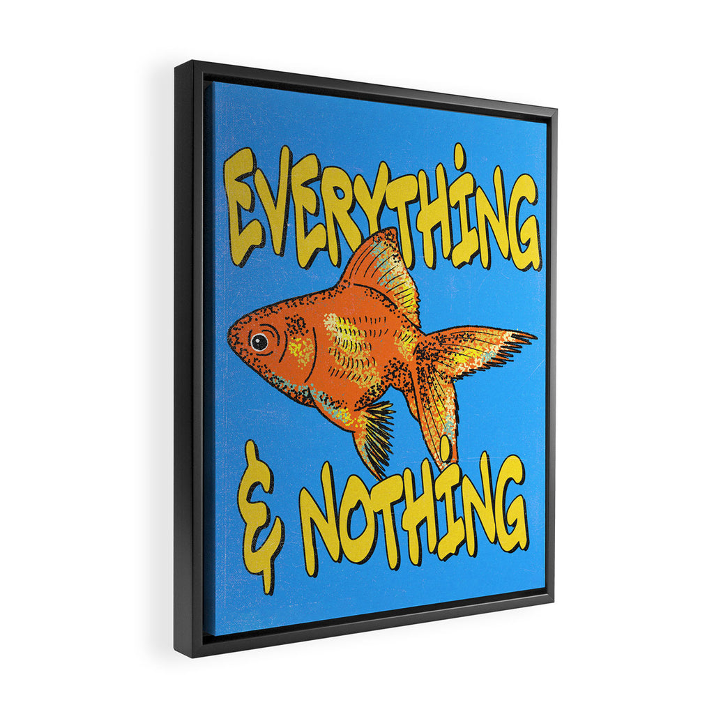Everything & Nothing Framed Canvas Print Gallery Image 2
