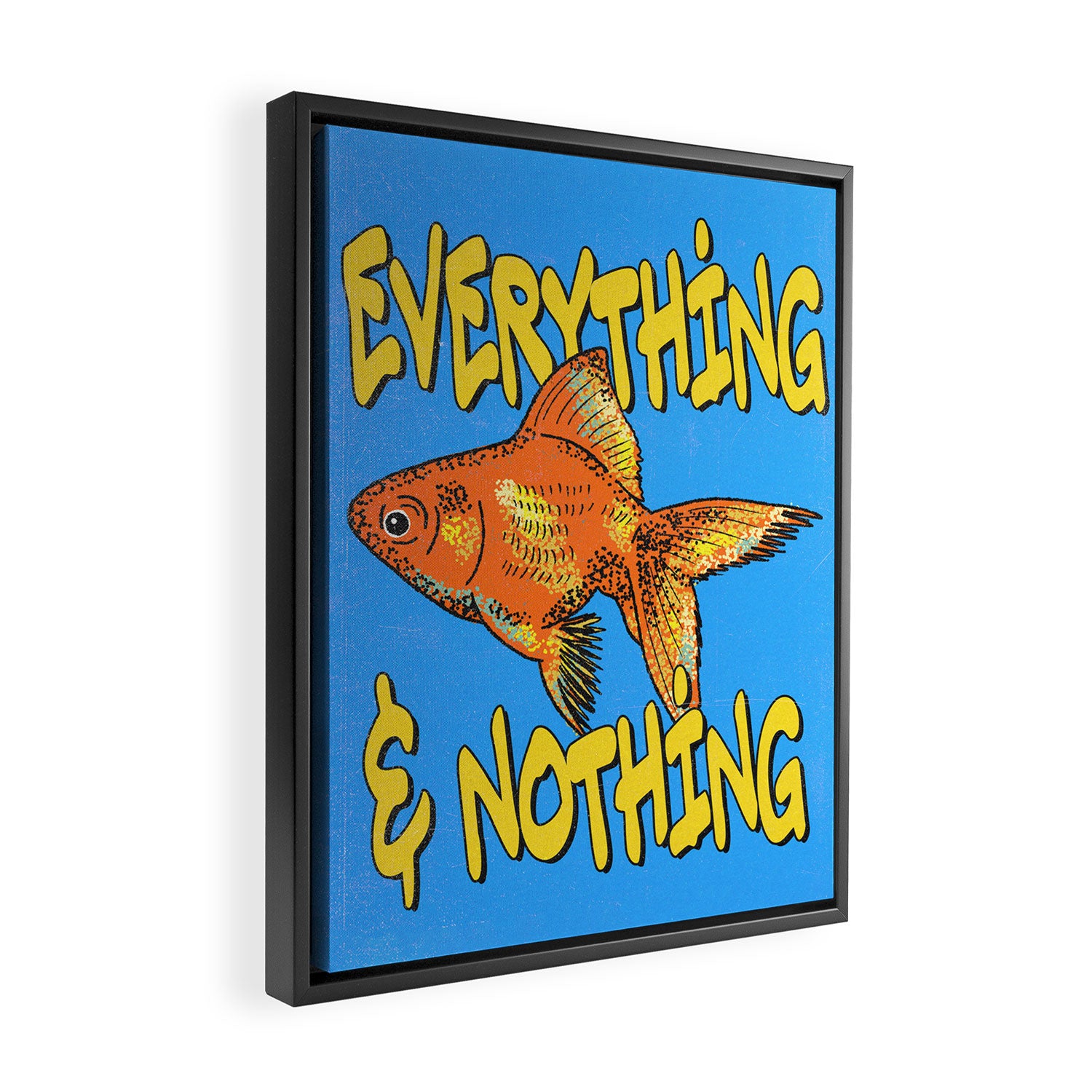 Everything & Nothing Framed Canvas Print Gallery Image 2