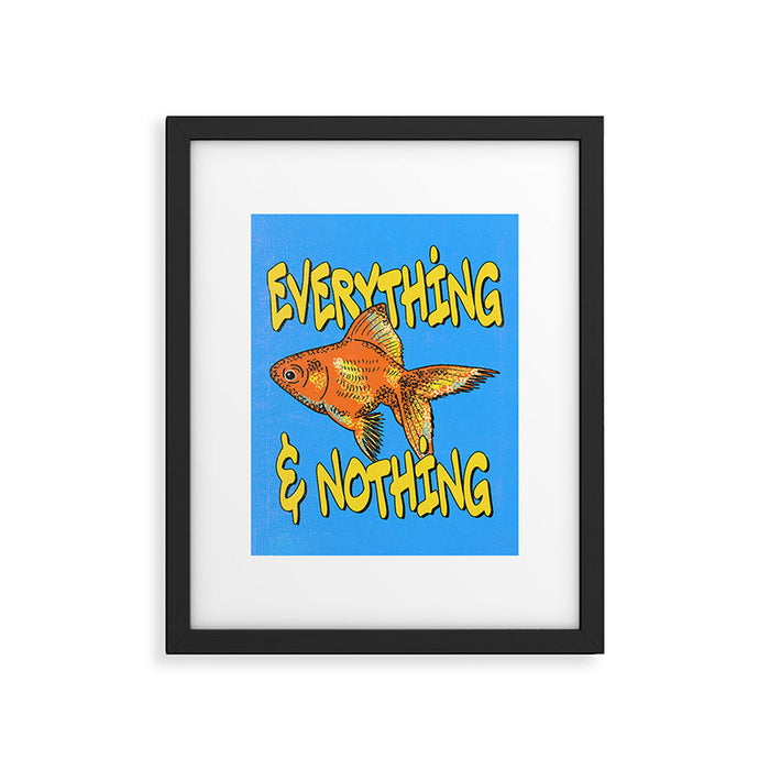 Everything & Nothing Framed Art Print Gallery Image 1