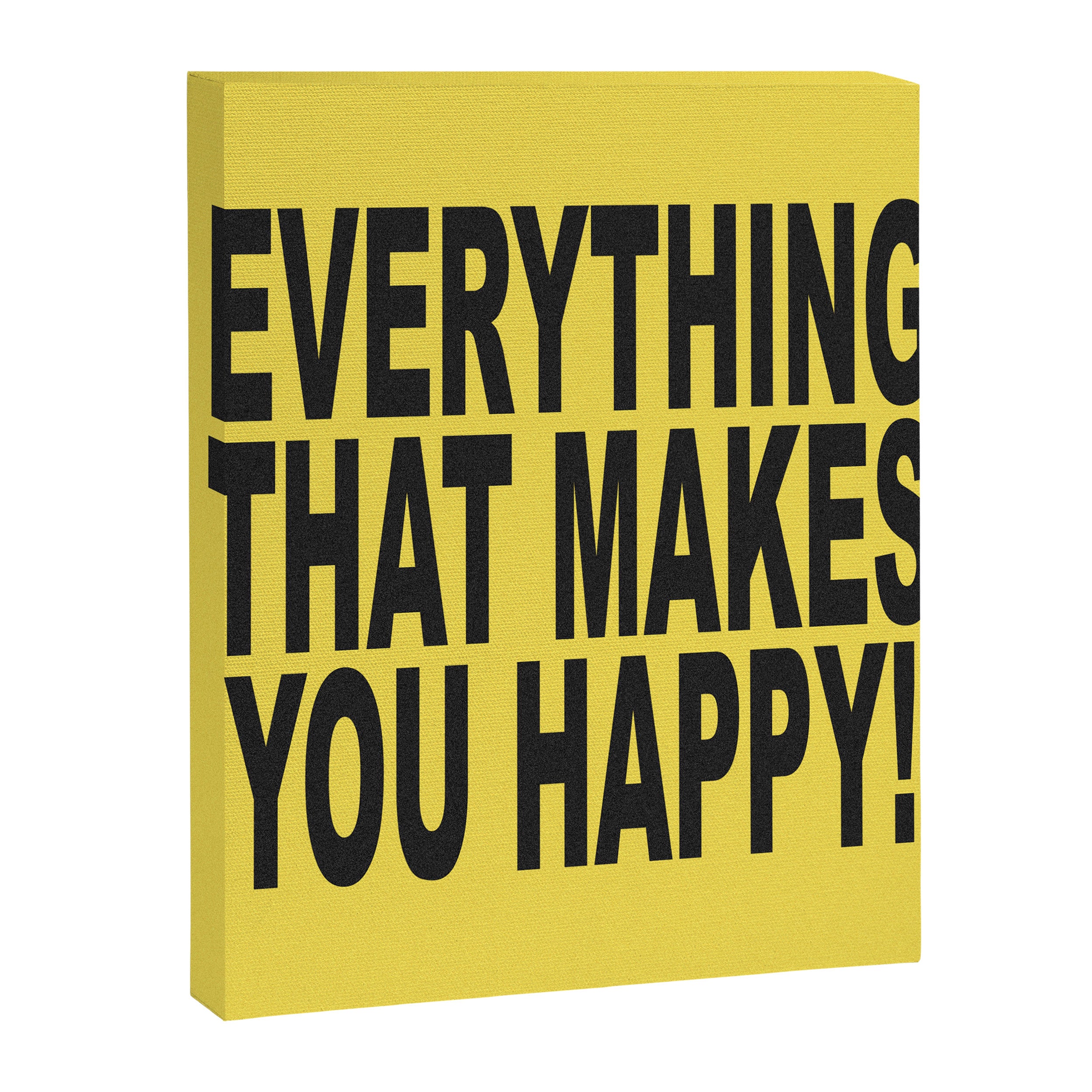 EVERYTHINGTHATMAKESYOUHAPPY Canvas Print Gallery Image 8