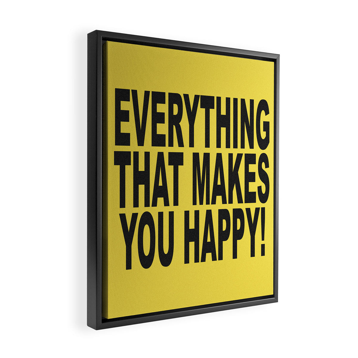 EVERYTHINGTHATMAKESYOUHAPPY Framed Canvas Print Gallery Image 2
