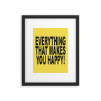 EVERYTHINGTHATMAKESYOUHAPPY Framed Art Print Gallery Image 6
