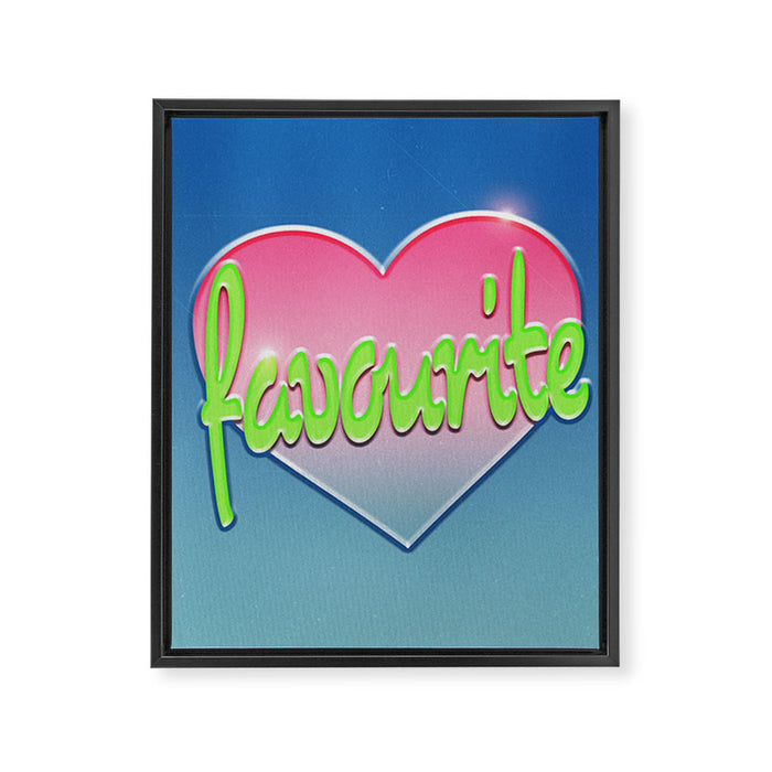 Favourite Framed Canvas Print Gallery Image 1