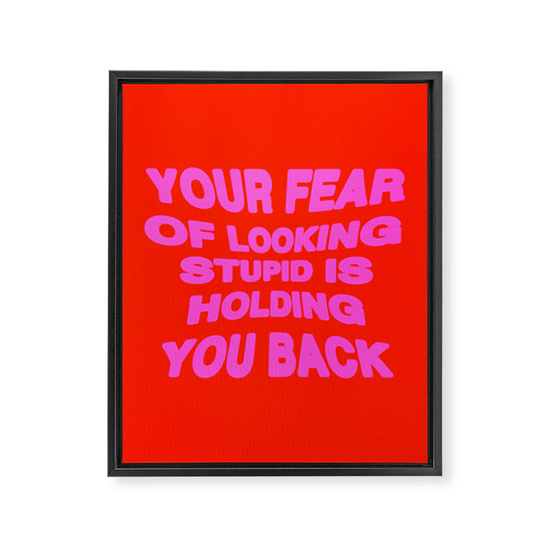 Fear #3 Framed Canvas Print Gallery Image 6