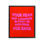 Fear #3 Framed Canvas Print Gallery Image 6