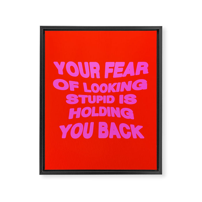 Fear #3 Framed Canvas Print Gallery Image 1