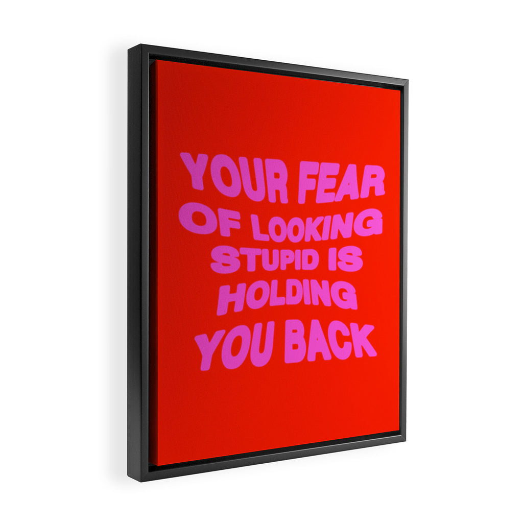 Fear #3 Framed Canvas Print Gallery Image 2