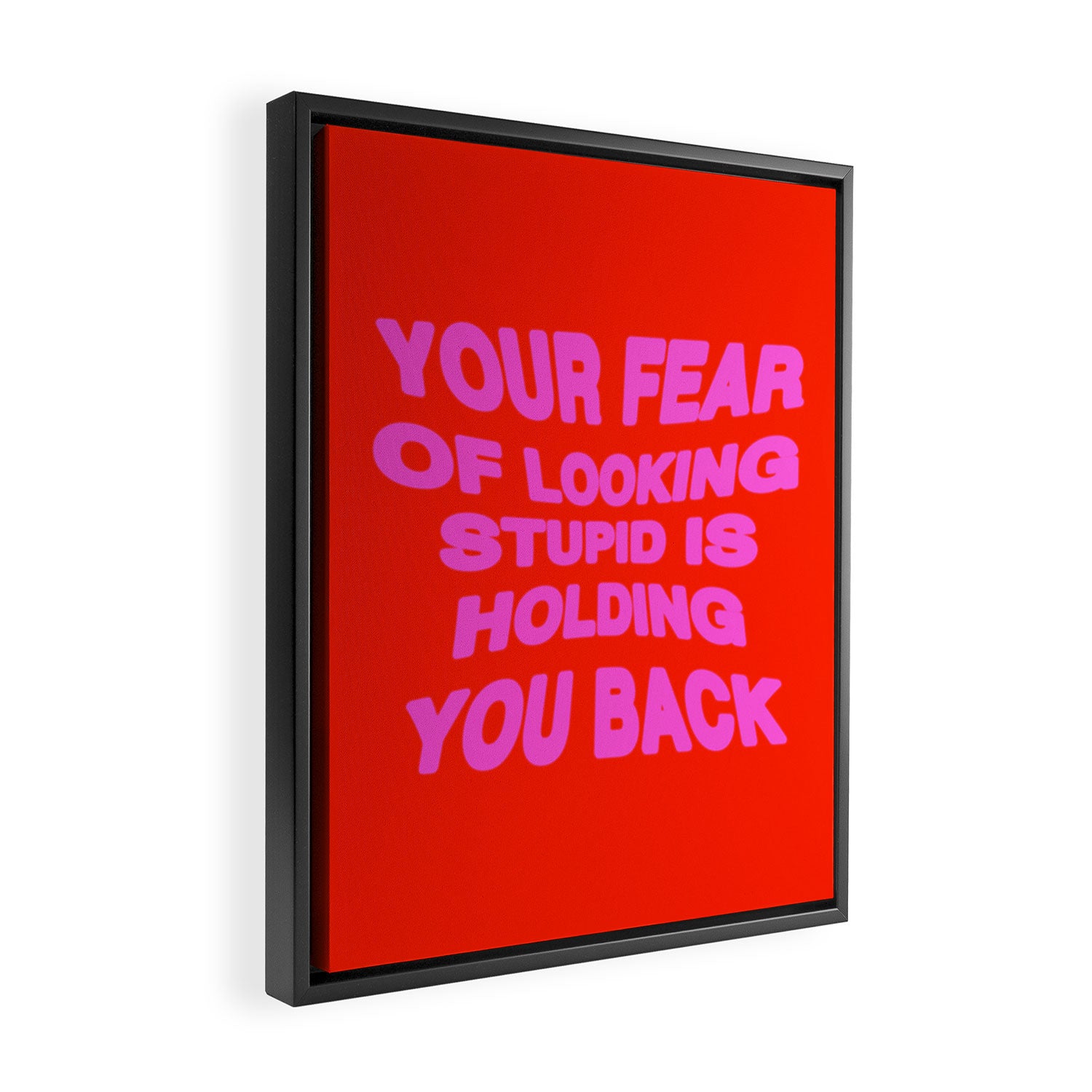 Fear #3 Framed Canvas Print Gallery Image 2