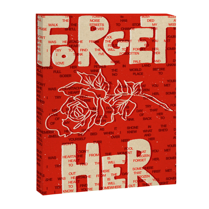 Forget Her Canvas Print Gallery Image 1