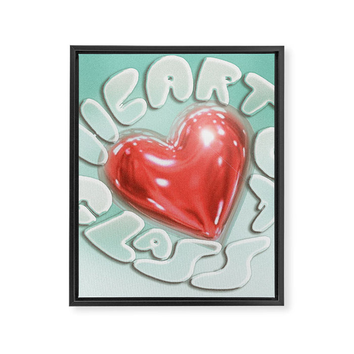 Heart of Glass Framed Canvas Print Gallery Image 1