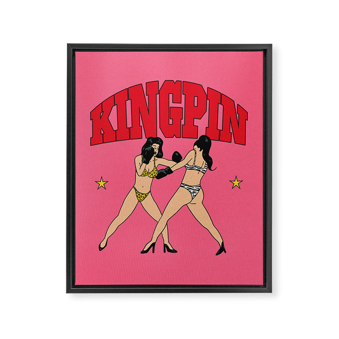 KINGPIN Framed Canvas Print Gallery Image 1