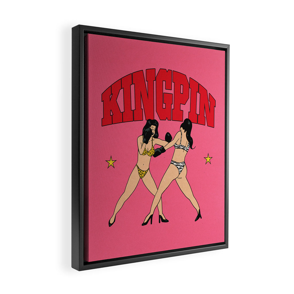 KINGPIN Framed Canvas Print Gallery Image 2