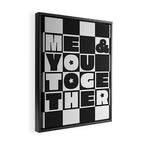 Me & You Together Framed Canvas Print Gallery Image 2