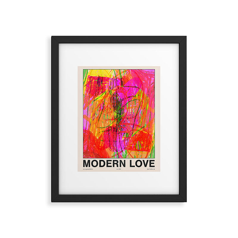 Modern Love Framed Art Print Gallery Image 5