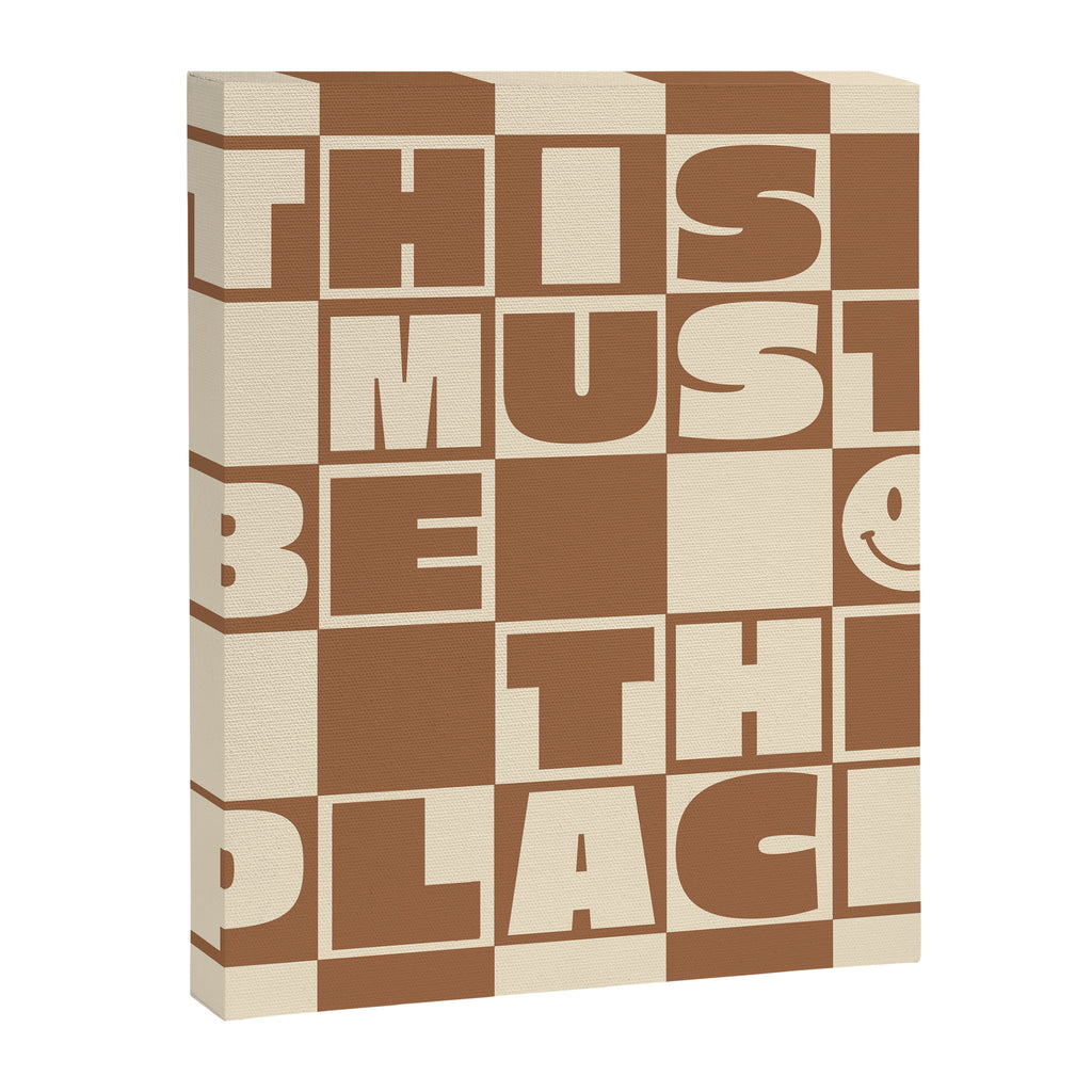 This Must Be The Place (Brown) Canvas Print Gallery Image 6