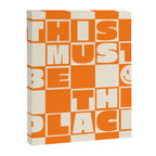 This Must Be The Place (Orange) Canvas Print Gallery Image 6