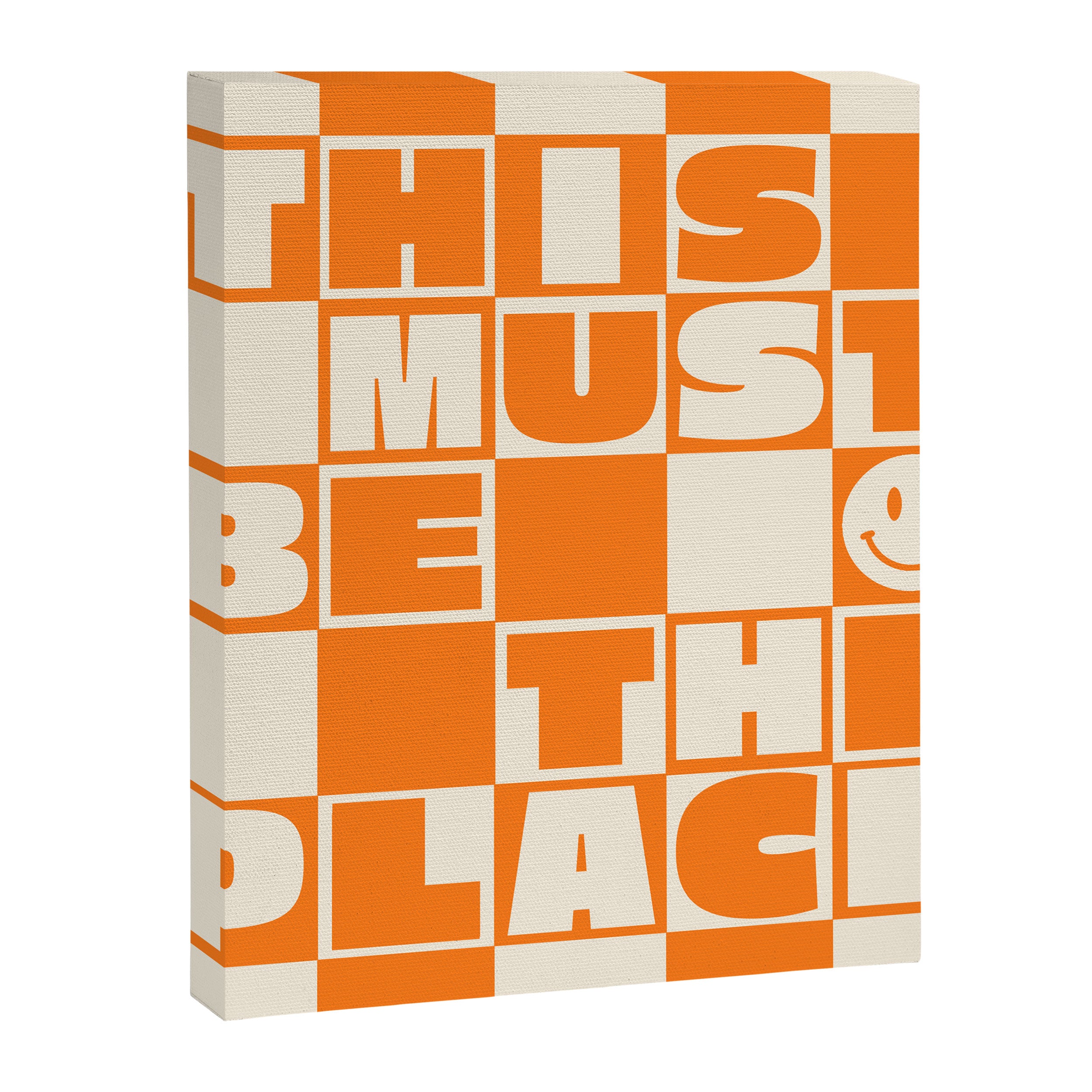 This Must Be The Place (Orange) Canvas Print Gallery Image 6