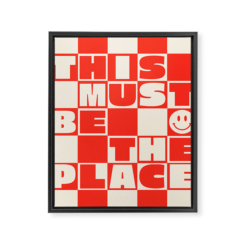 This Must Be The Place Framed Canvas Print Gallery Image 3