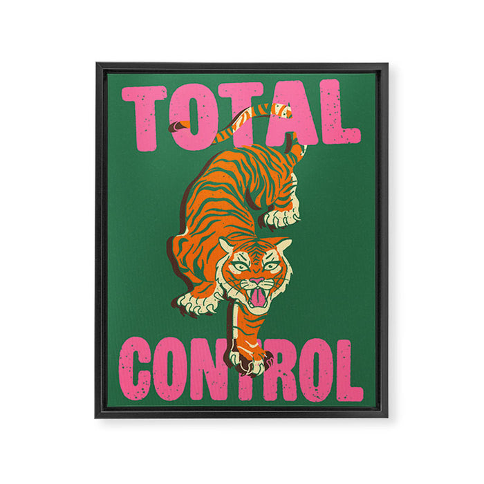 Total Control Framed Canvas Print Gallery Image 1