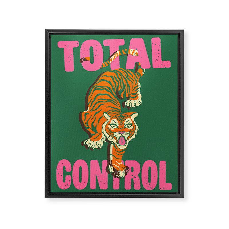 Total Control Framed Canvas Print Gallery Image 6