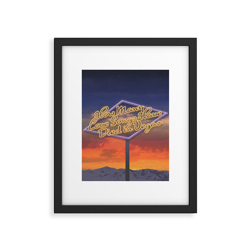 Vegas Framed Art Print Gallery Image 5