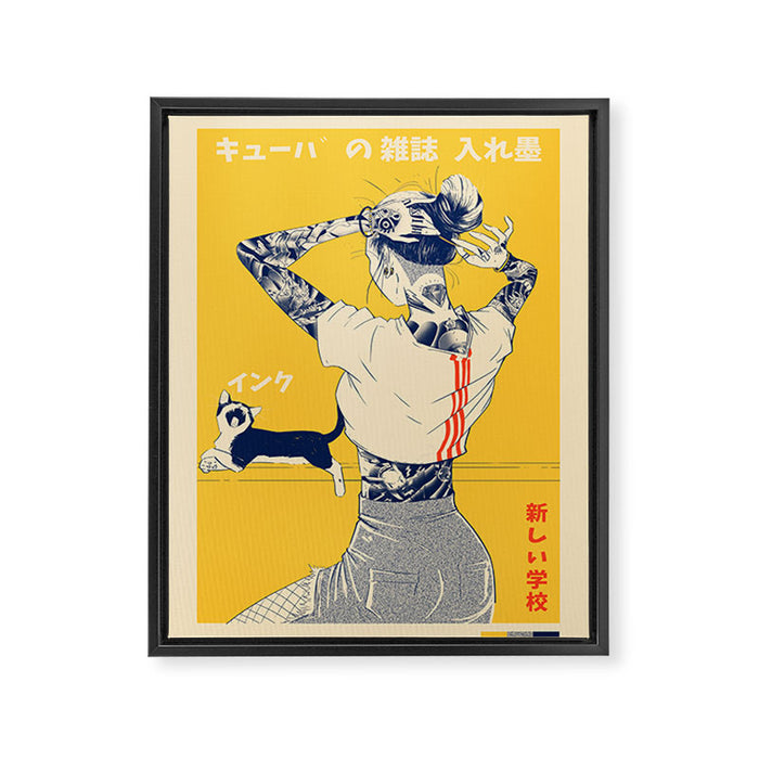 La Tinta! Framed Canvas Print Gallery Image 1