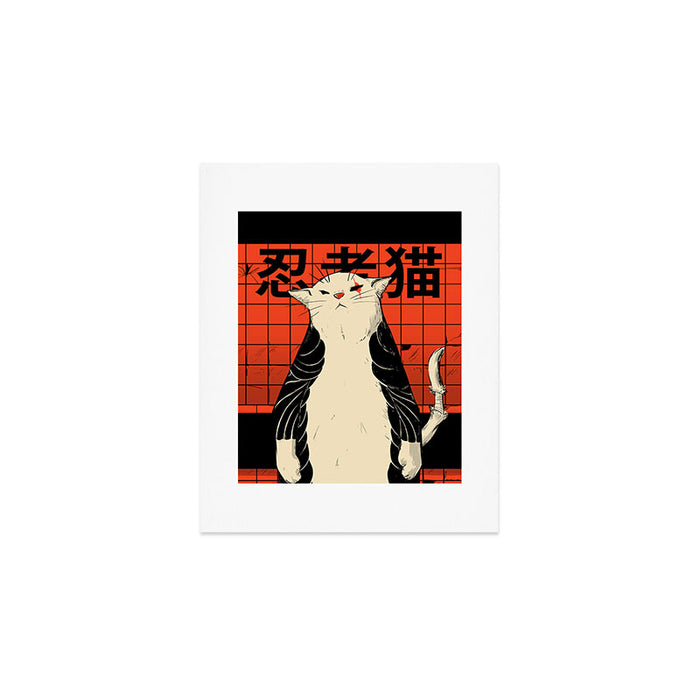 Neko ninja 2 Art Print Gallery Image 1
