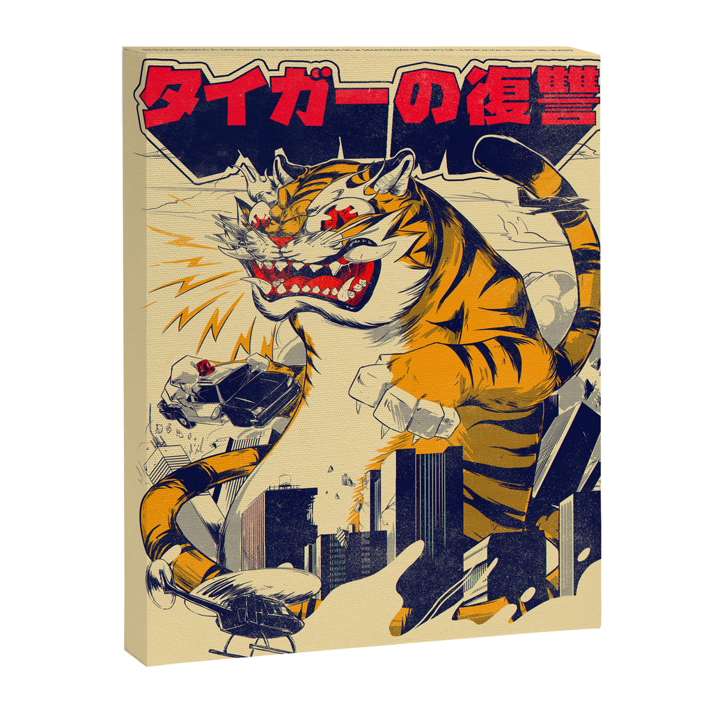 The Revenge of the Tiger Canvas Print Gallery Image 6