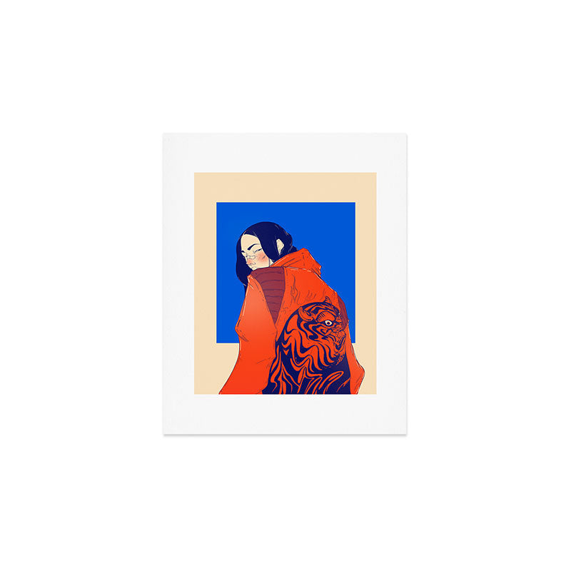 Tiger jacket Art Print Gallery Image 1