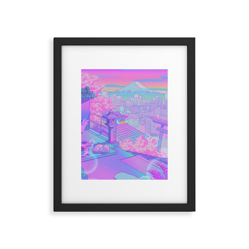 Fuji Blossom Framed Art Print Gallery Image 5