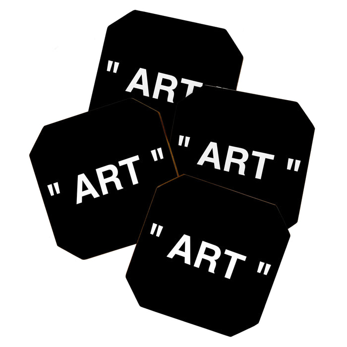 " Art " (Negative) Coaster Gallery Image 1