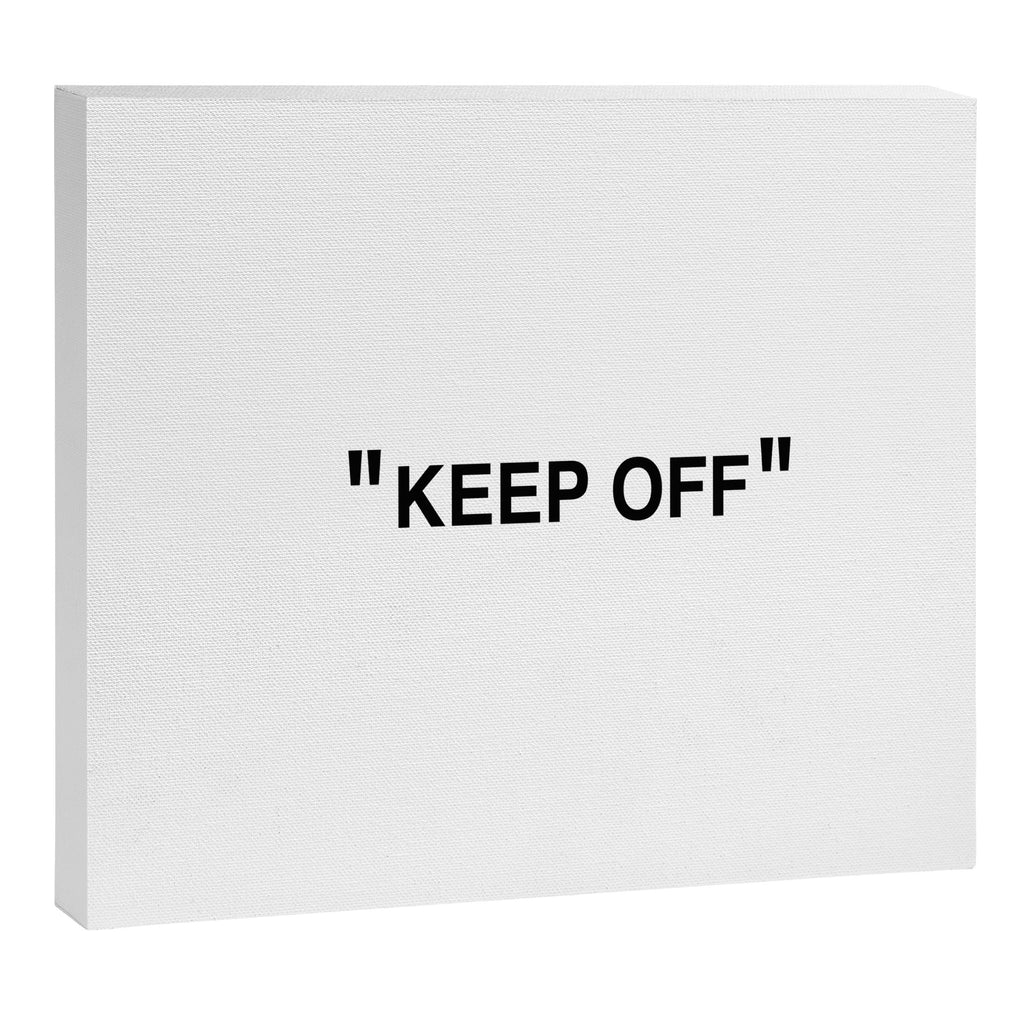 "KEEP OFF" Canvas Print Gallery Image 1