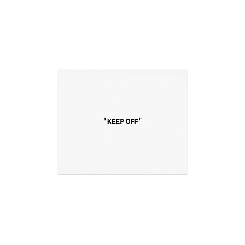 "KEEP OFF" Art Print Gallery Image 1
