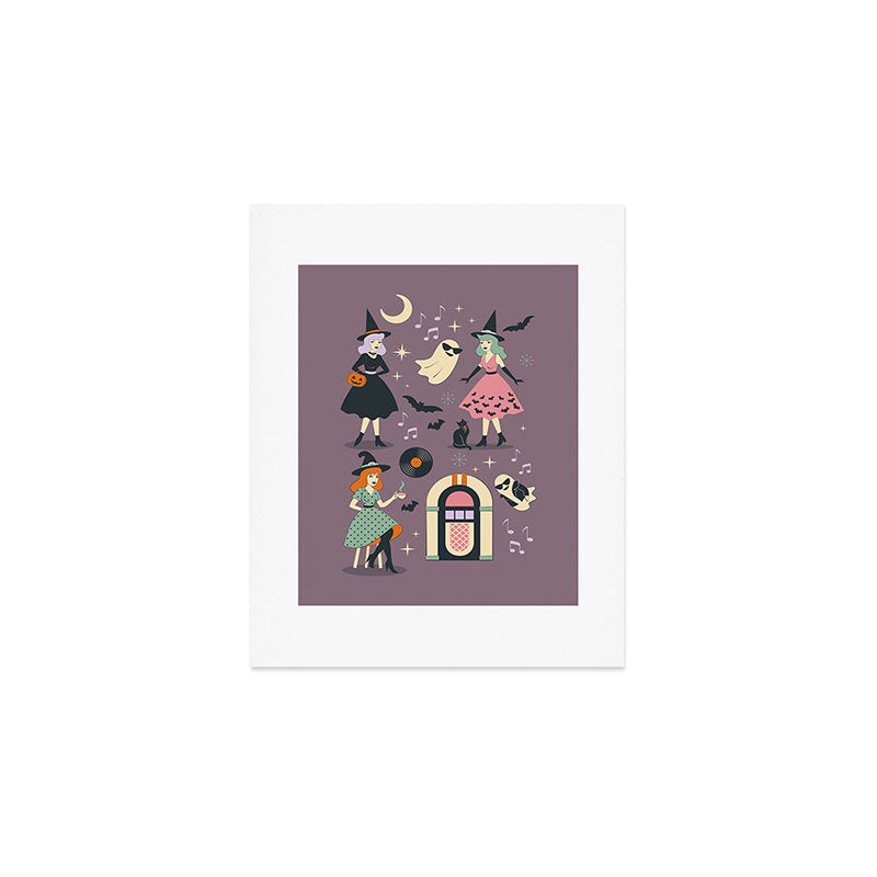 50s Witch Vibes Art Print Gallery Image 1