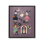 50s Witch Vibes Framed Canvas Print Gallery Image 6