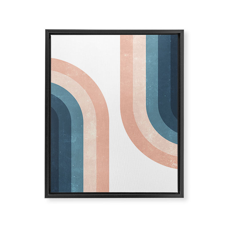 70s Rainbow Framed Canvas Print Gallery Image 8