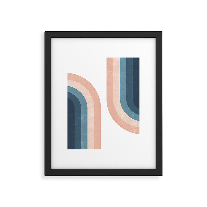 70s Rainbow Framed Art Print Gallery Image 1