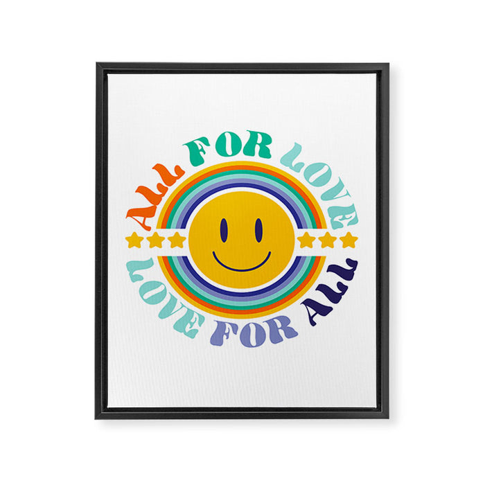 All for Love Framed Canvas Print Gallery Image 1