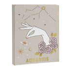 Aquarius Zodiac Sign Canvas Print Gallery Image 6