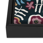 Artistic Floral Fantasy Framed Canvas Print Gallery Image 3