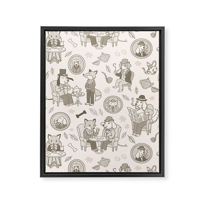 Autumn at the Hunt Club Framed Canvas Print Gallery Image 1