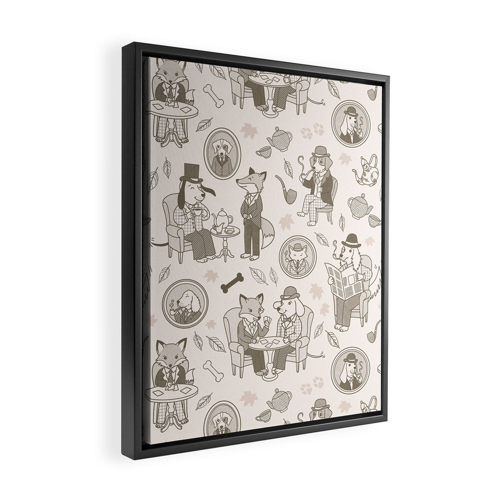 Autumn at the Hunt Club Framed Canvas Print Gallery Image 2
