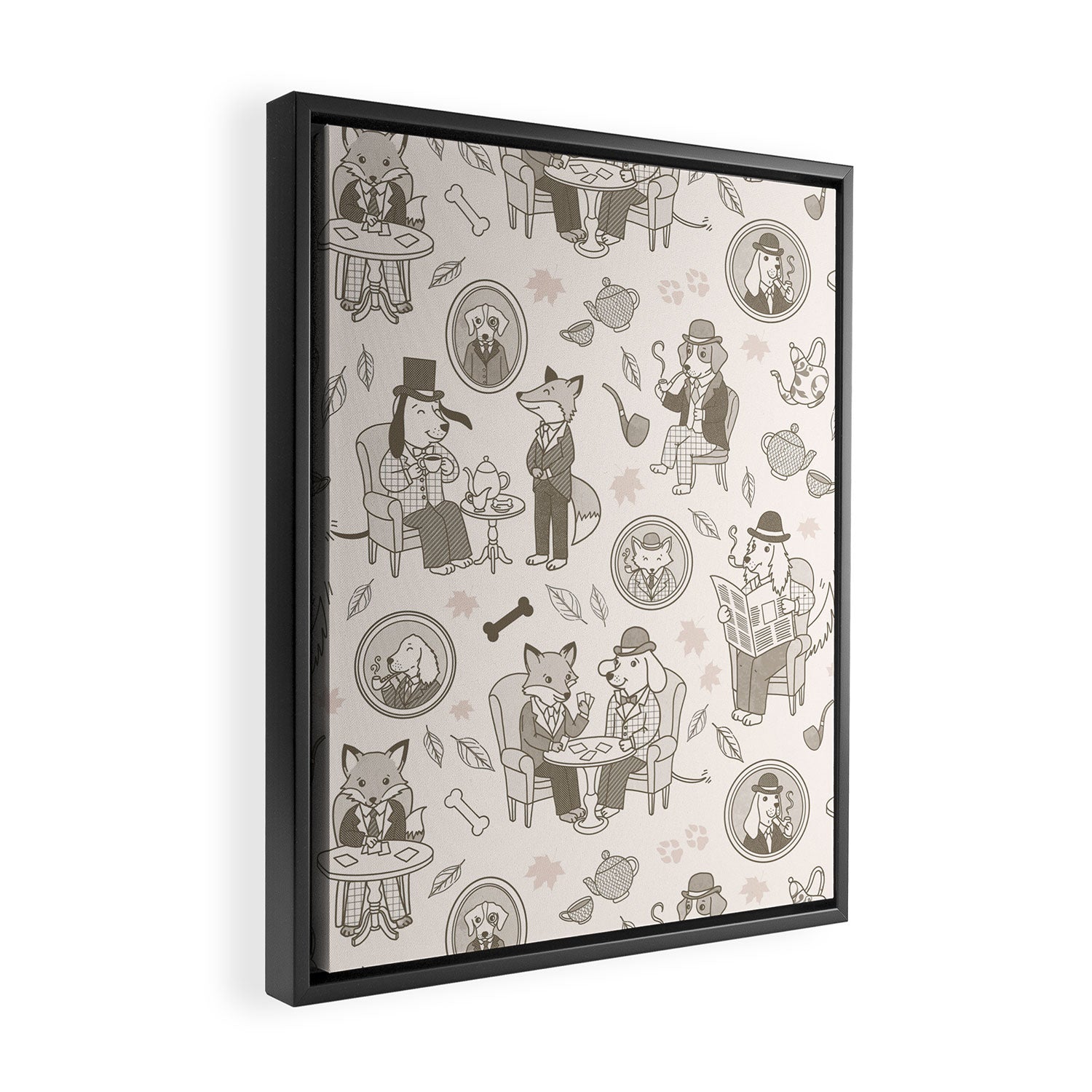 Autumn at the Hunt Club Framed Canvas Print Gallery Image 2