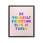 Be Always Yourself Framed Canvas Print Gallery Image 6