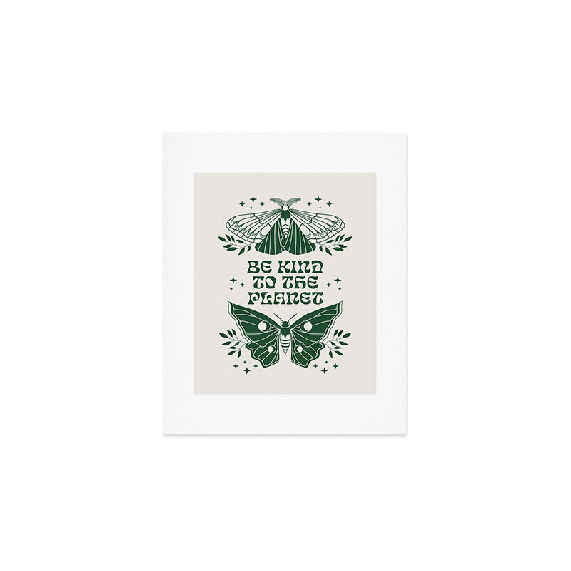 Be Kind to the Planet Art Print Gallery Image 1