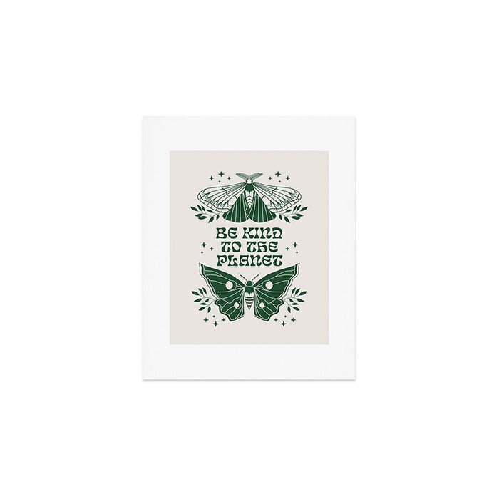 Be Kind to the Planet Art Print Gallery Image 1