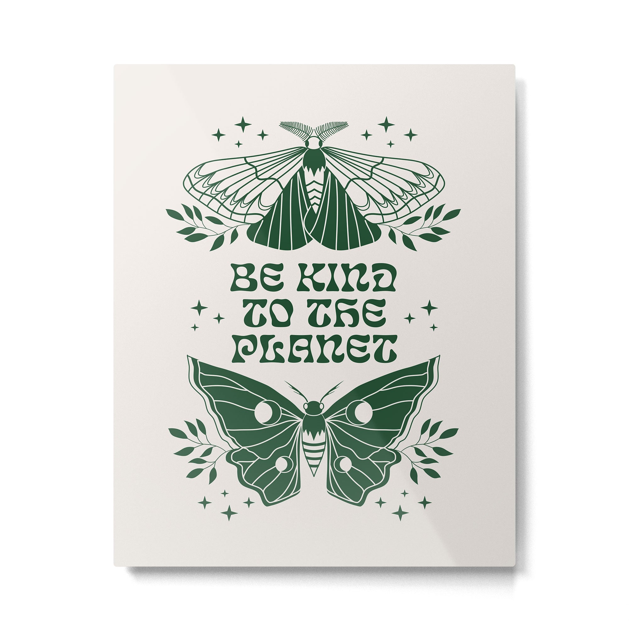 Be Kind to the Planet Metal Print Gallery Image 4