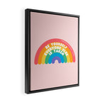 Be Yourself Everyone Framed Canvas Print Gallery Image 2