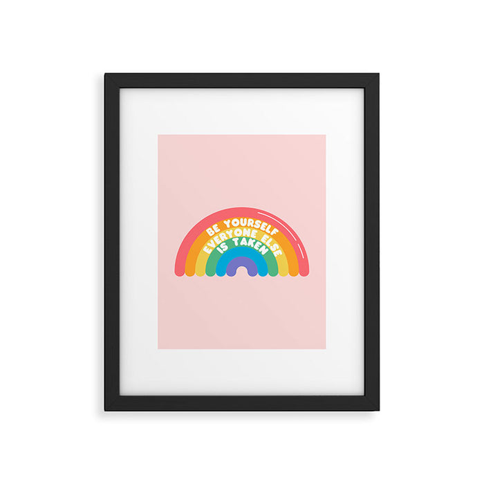Be Yourself Everyone Framed Art Print Gallery Image 1