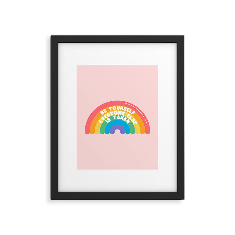 Be Yourself Everyone Framed Art Print Gallery Image 4